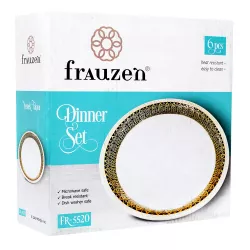 Boşqab dərin 6 ədədli FR-5520-S 8' gümüşü versace