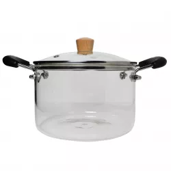 Qazan şəffaf şüşə 18sm 2.3 L Qazan şəffaf şüşə 18sm 2.3 L