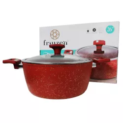 Qazan FR-6310 26sm qırmızı