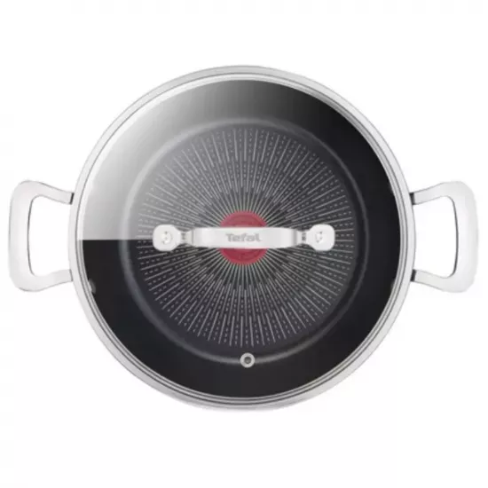 Qazan TEFAL Titanium 6X Excellence Induction Altlıq Şef 26 sm