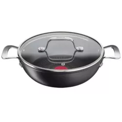Qazan TEFAL Titanium 6X Excellence Induction Altlıq Şef 26 sm