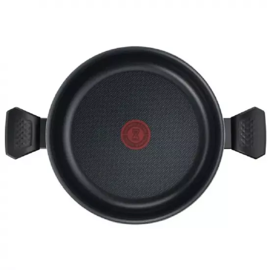 Qazan TEFAL Titanium 1X SimplyClean Diffusion Altlıq Dərin 24 sm