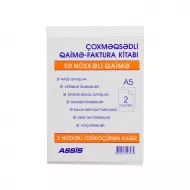 Qaimə 2- kopyalı 50 vərəq A5 sərt qapaq