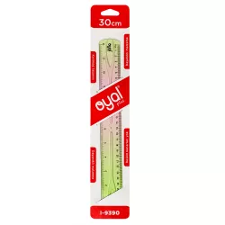 Xətkeş i-9390 30sm rəngbərəng