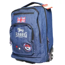 Çanta məktəbli i-8570 təkərli mavi Çanta məktəbli i-8570 təkərli mavi