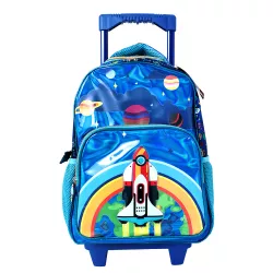Çanta məktəbli i-8590 təkərli mavi Çanta məktəbli i-8590 təkərli mavi