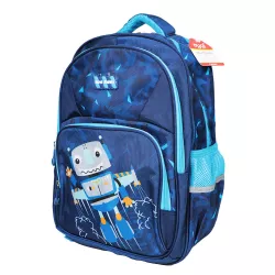 Çanta məktəbli i-8430 mavi/robot