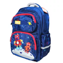 Çanta məktəbli i-8440 mavi/ qırmızı