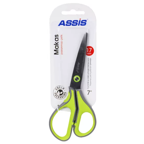 Qayçı A-743 17sm yaşıl