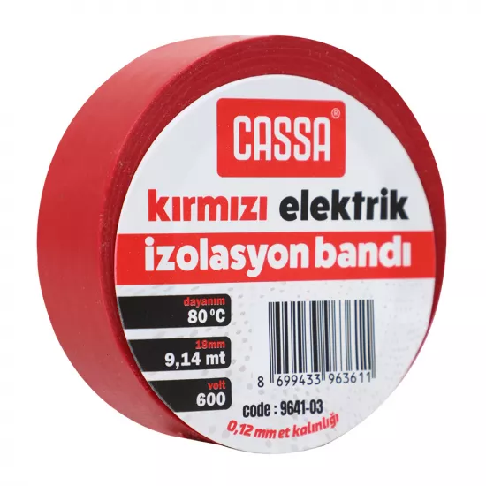 İzolent 9641-03 18mm*10m qırmızı