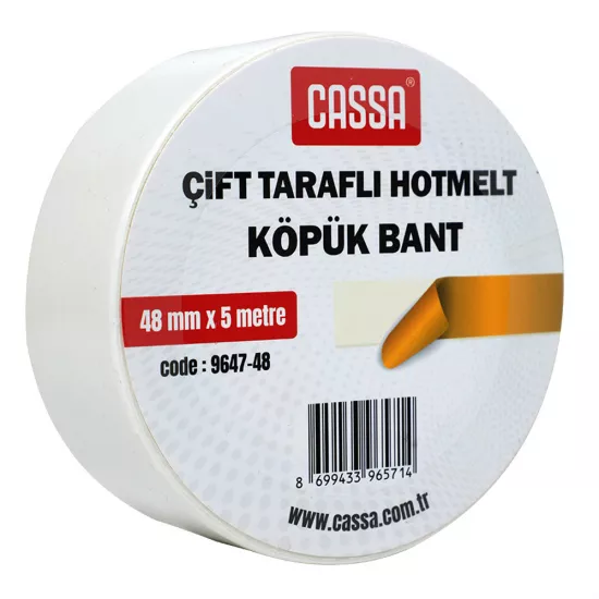 Skoç 9647-48 48mm*5m 2-tərəfli Hotmelt köpük