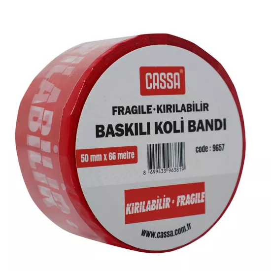Skoç 9657 50mm*66m 'fragıle-kırılabilir' çapli