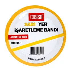 Skoç 9671 48mm*30m sarı döşəmə işarələmə