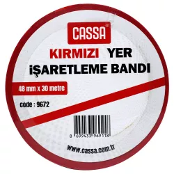Skoç 9672 48mm*30m qırmızı döşəmə işarələmə
