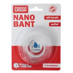 Skoç 9665 19mm*1m 2-tərəfli şəffaf nano