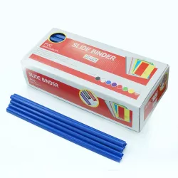 Plastik slayd çubuq 10mm-G mavi