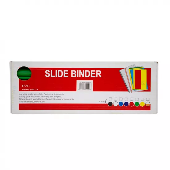 Plastik slayd çubuq 6mm-G yaşıl