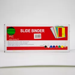 Plastik slayd çubuq 14mm-G yaşıl