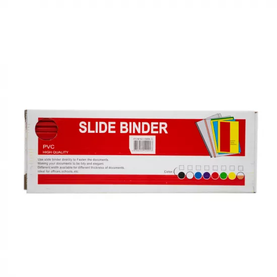 Plastik slayd çubuq 6mm-G qırmızı