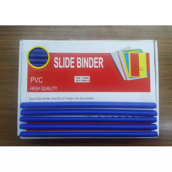Plastik slayd çubuq 12mm-G mavi