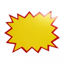 Etiket reklam üçün POP 10 ədədli