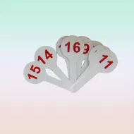 Veer rəqəmlər 1-07 (LKB1-07)