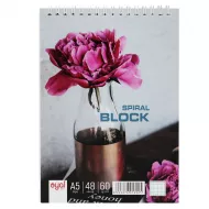 Dəftər spirallı A5 48v üstdən açılan