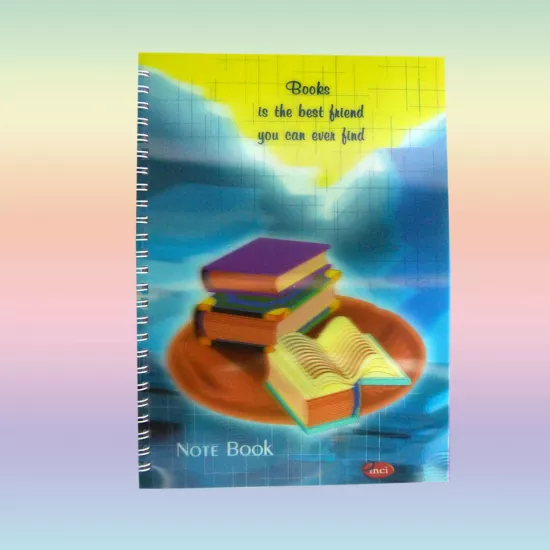 Dəftər spirallı B5 48v dama slyuda yandan açılan