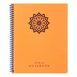 Dəftər spirallı A4 120v dama yandan açılan plastik