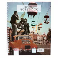 Dəftər spirallı B5 48v dama yandan açılan karton