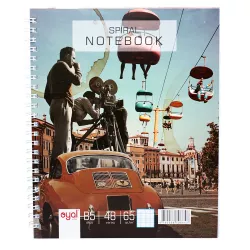 Dəftər spirallı B5 48v dama yandan açılan karton