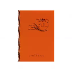 Dəftər spirallı A4 48v dama yandan açılan plastik