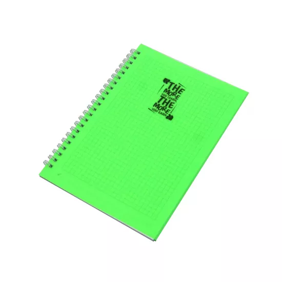 Dəftər spirallı B5 48v dama yandan açılan plastik