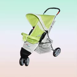 Uşaq üçün araba D803 yaşıl+açıq boz