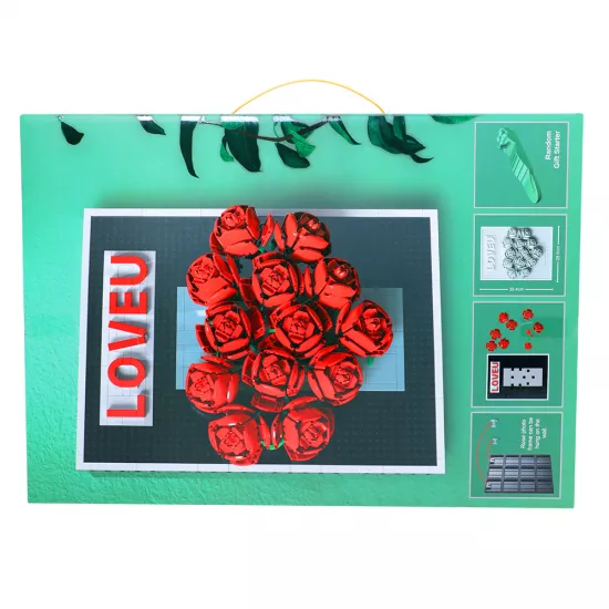 Lego puzzle 105 qızılgül
