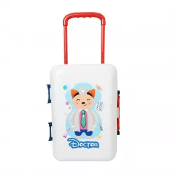 Oyuncaq həkim avadanlığı çantası təkərli 678-117A