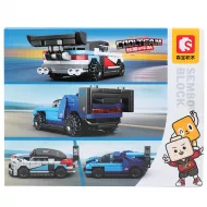 Leqo 714331 yarış maşını 192 PCS