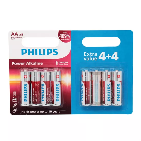 Batareya Power Alkaline AA/8-li LR6P8BP/10