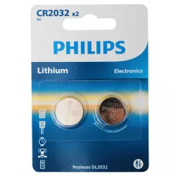 Batareya Philips CR2032 2-li