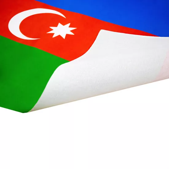 Bayraq (75*150) Azərbaycan 1-tərəfli qalın