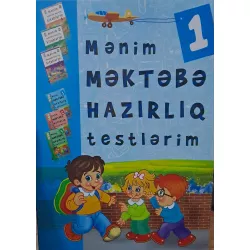 K.Mənim məktəbə hazırlıq testlərim-1 (Mavi) (Qələm)