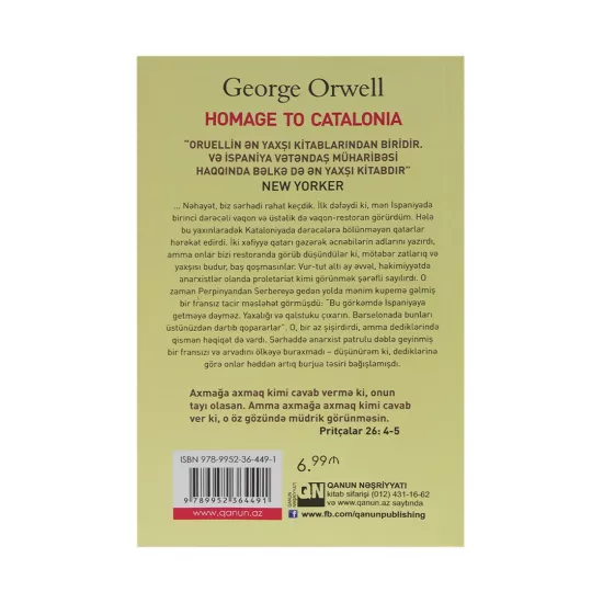 K.Kataloniyaya məhəbbətlə (George Orwell)