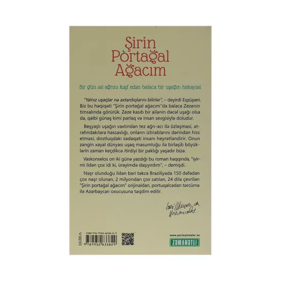 K.Şirin Portağal Ağacım(Parlaq İmzalar)