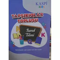 K.Tapşırıqlar Toplusu Savad Təlimi (Kaspi)