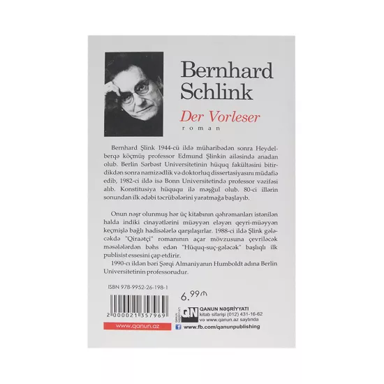 K.Qiraətçi (Bernhard Schlink)