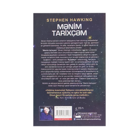 K.Mənim tarixçəm (Stephen Hawkinq)