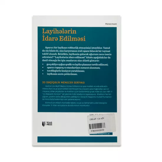 K.Layihələrin İdarə edilməsi (20 dəq)