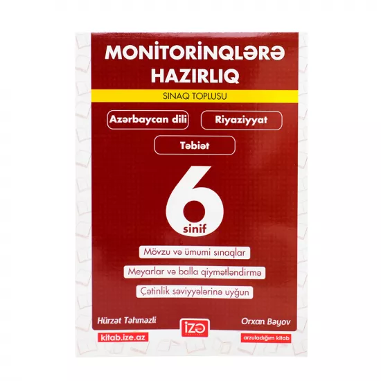 Monitorinqlərə Hazırlıq Sınaq Toplusu 6-cı sinif (O.Bəyov H.Təhməzli)