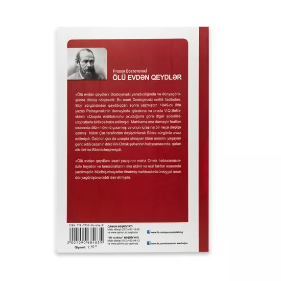 K.Ölü evdən qeydlər (Fyodor Dostoyevski)