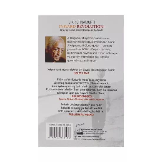 K.Mənəvi inqilab (Jiddu Krişnamurti)